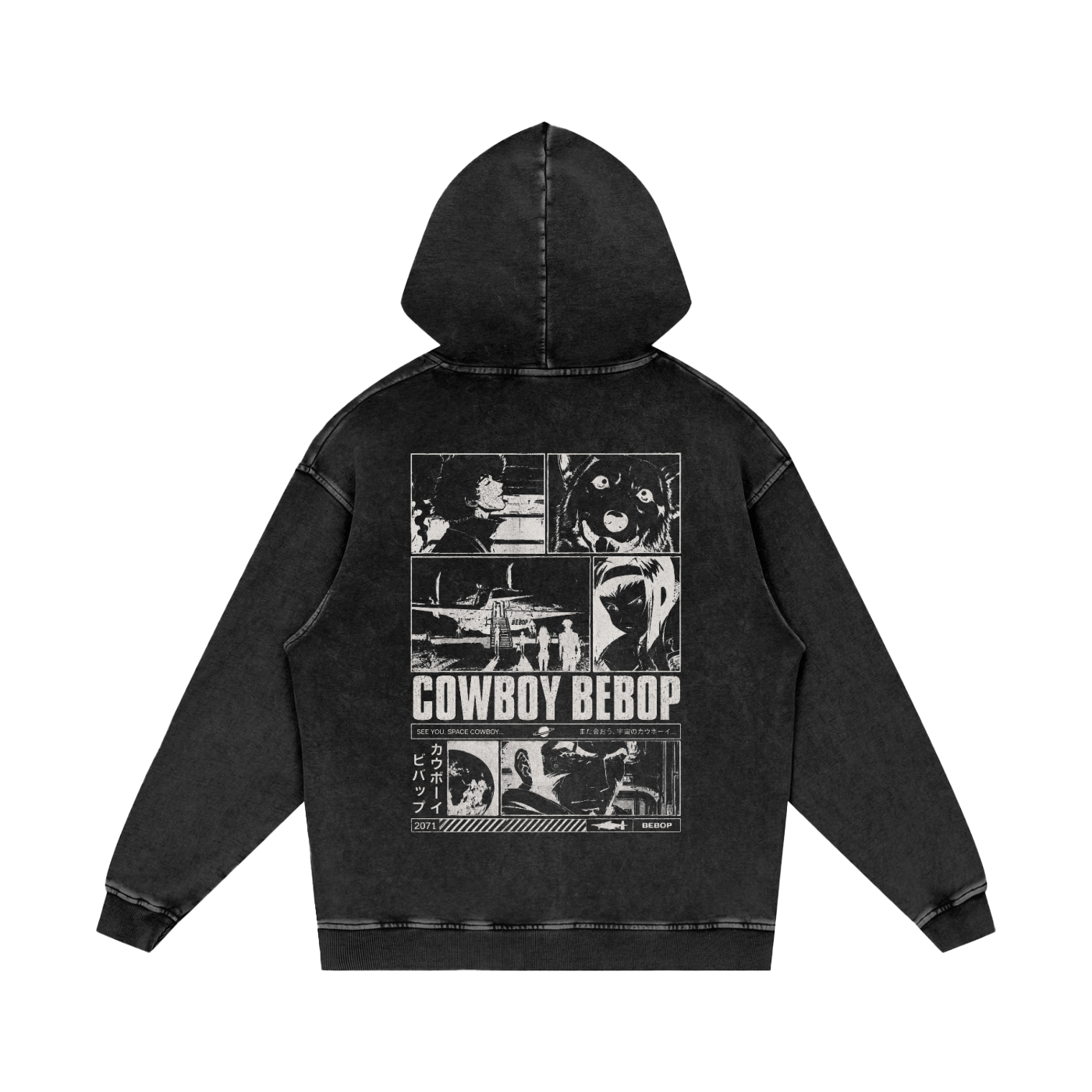 COWBOY BEBOP SNOW WASHED HOODIE