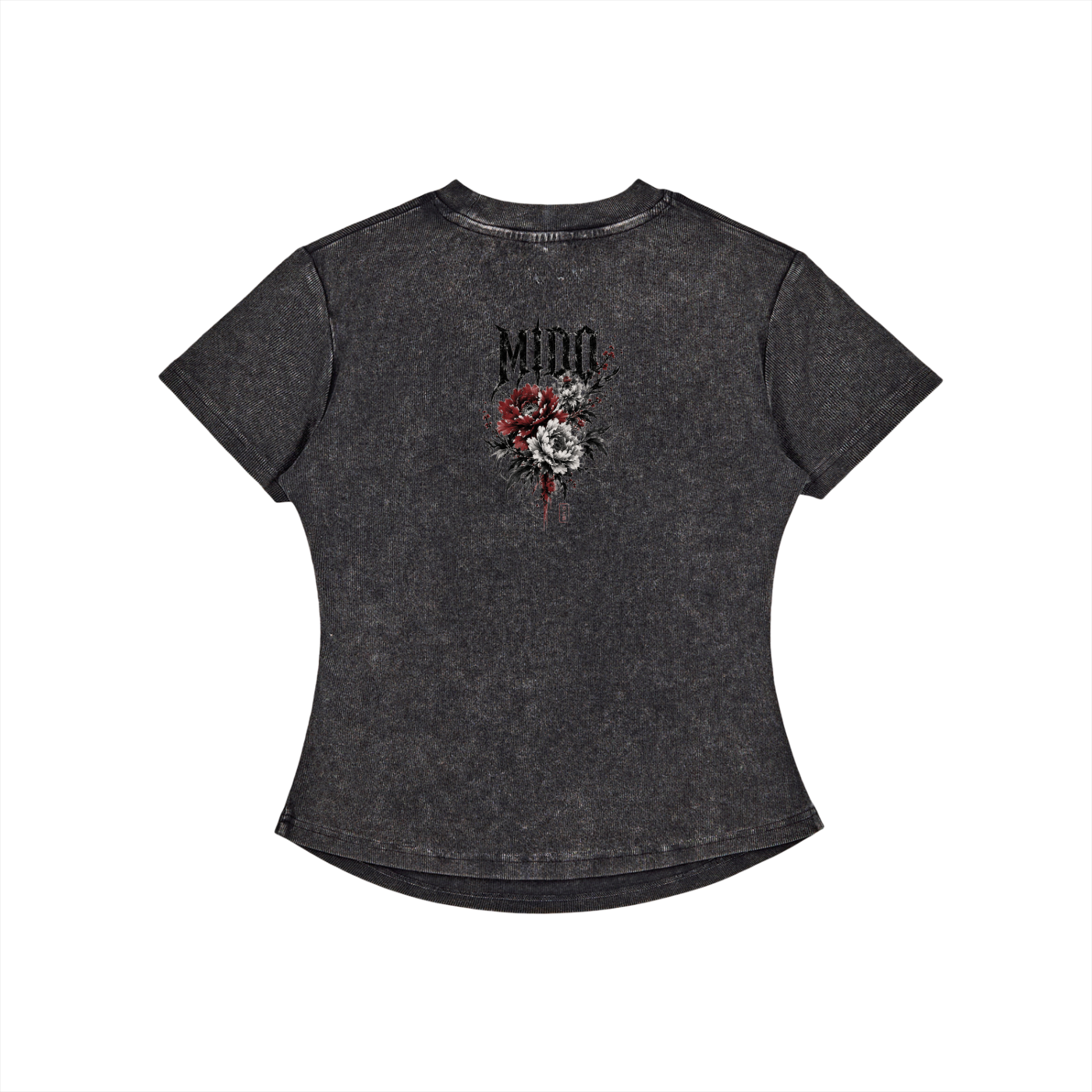 METAL FLORAL BODYCON SHIRT
